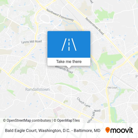 Bald Eagle Court map