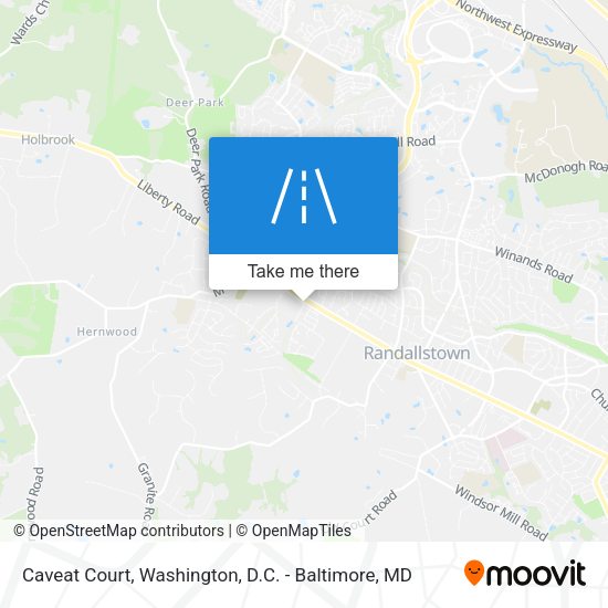 Caveat Court map