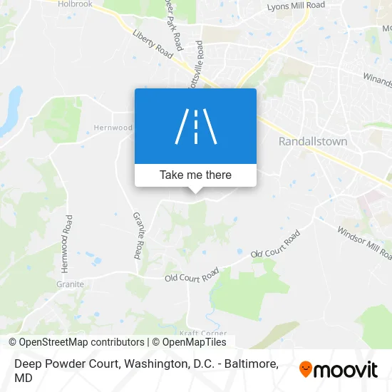 Deep Powder Court map