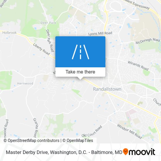 Mapa de Master Derby Drive
