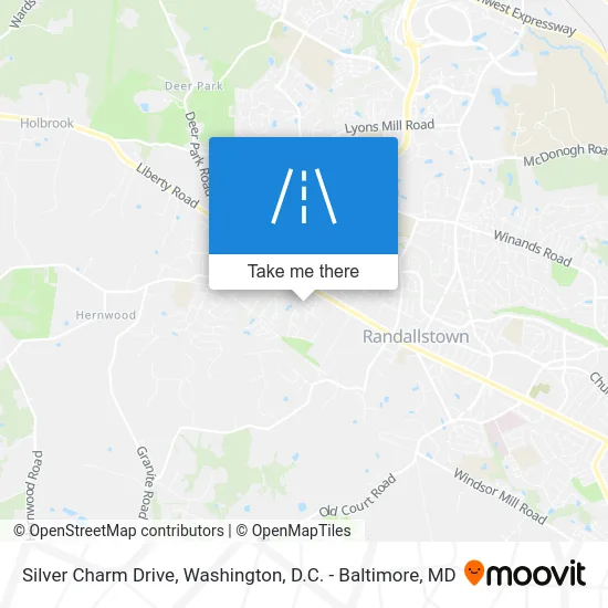 Silver Charm Drive map