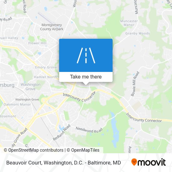 Beauvoir Court map