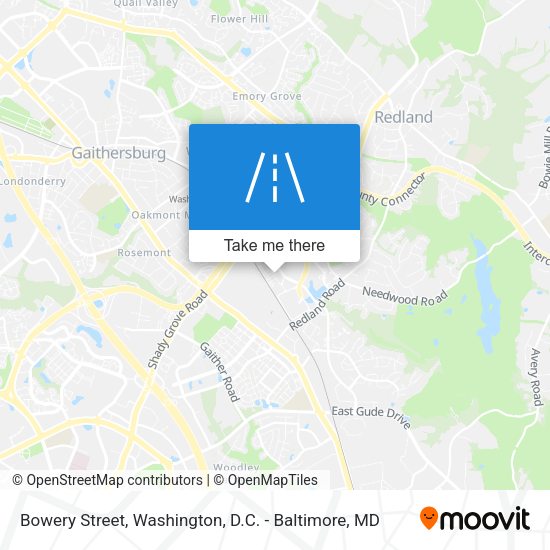 Bowery Street map