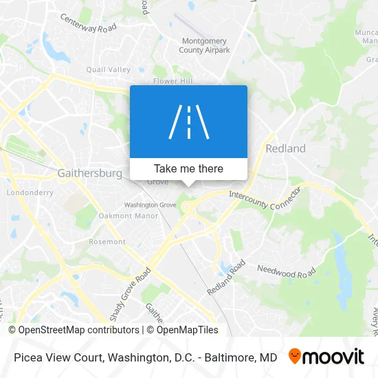 Picea View Court map
