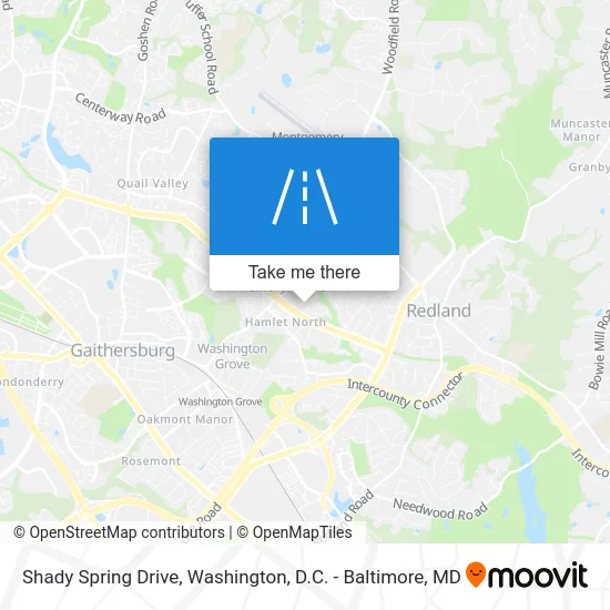 Shady Spring Drive map