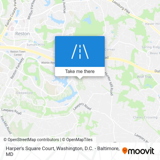 Mapa de Harper's Square Court