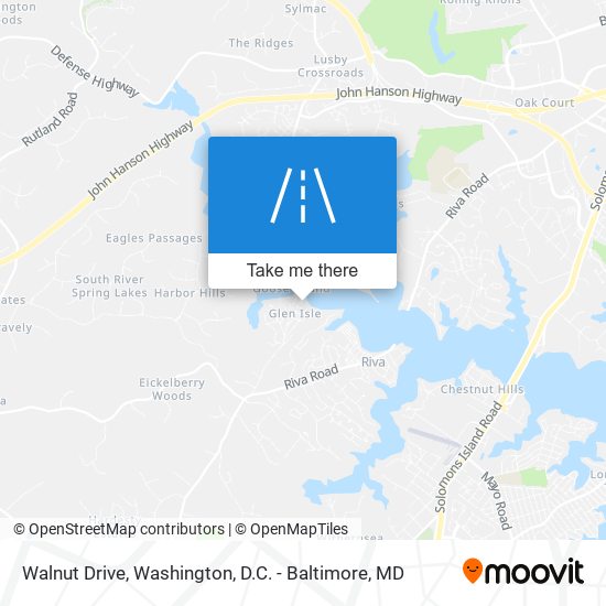 Walnut Drive map