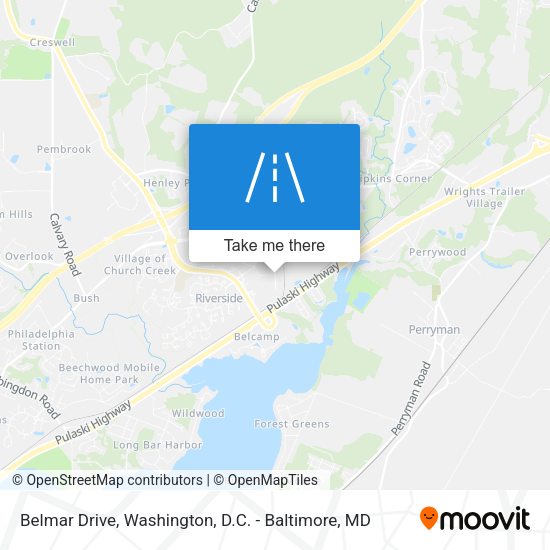 Belmar Drive map