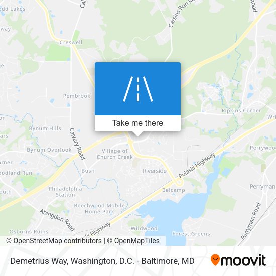 Demetrius Way map