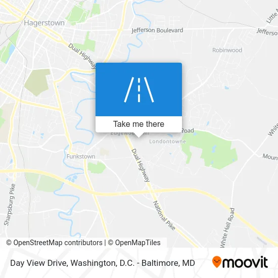 Day View Drive map