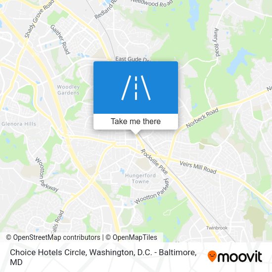 Mapa de Choice Hotels Circle