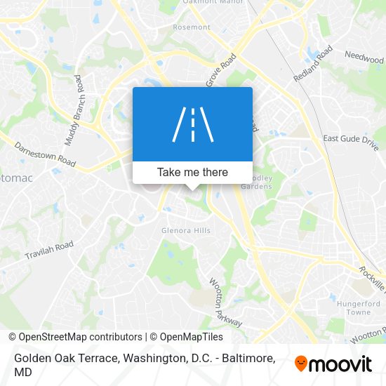 Golden Oak Terrace map