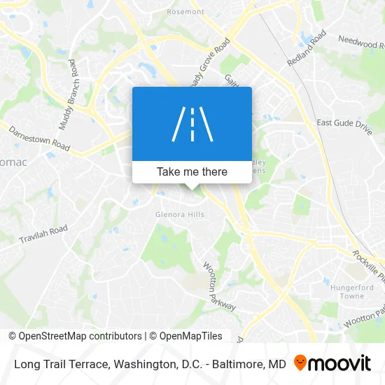 Long Trail Terrace map