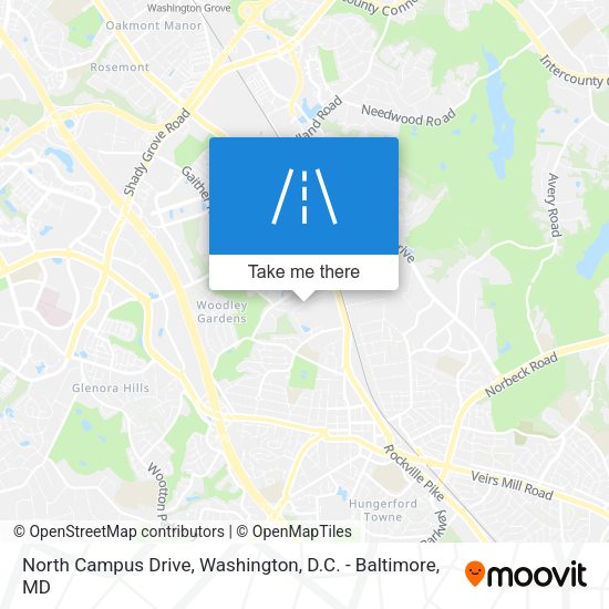 North Campus Drive map