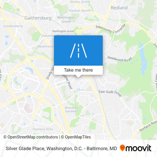 Silver Glade Place map