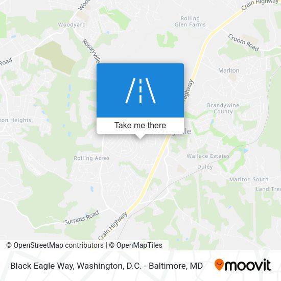 Mapa de Black Eagle Way