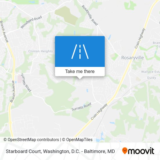 Starboard Court map
