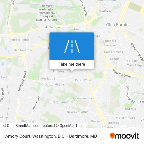 Amory Court map