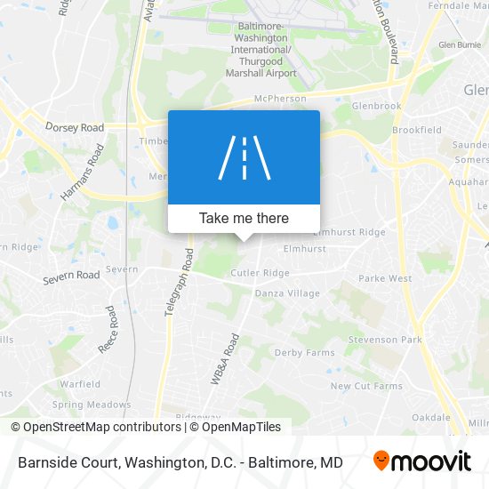 Barnside Court map