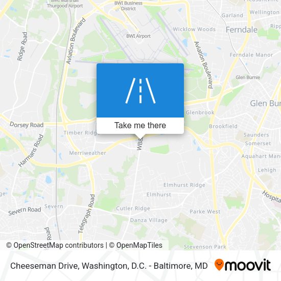Mapa de Cheeseman Drive