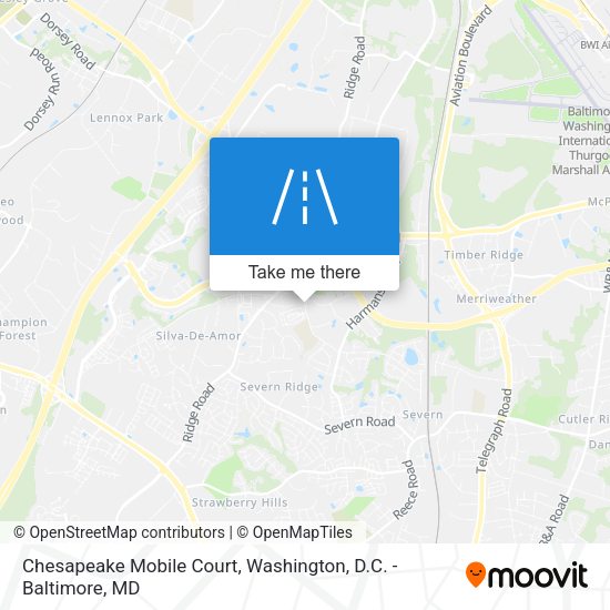 Chesapeake Mobile Court map