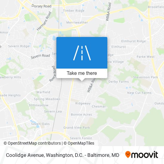 Mapa de Coolidge Avenue