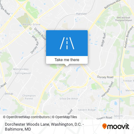 Dorchester Woods Lane map