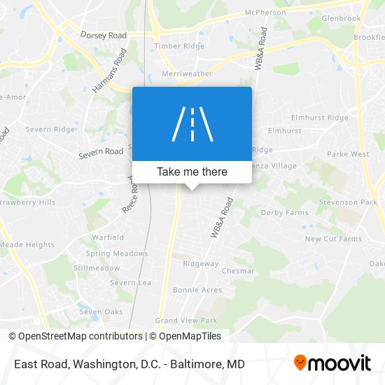East Road map