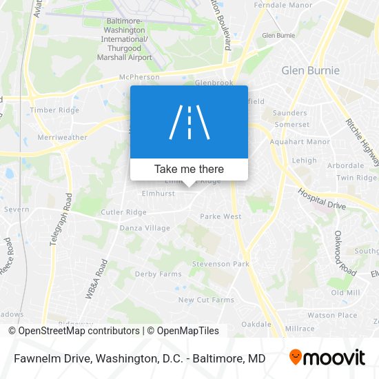 Fawnelm Drive map