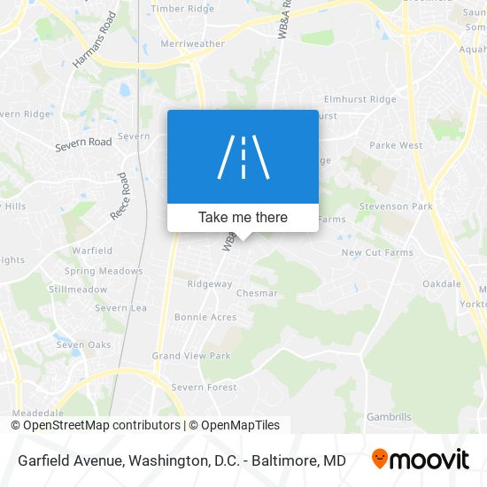 Mapa de Garfield Avenue