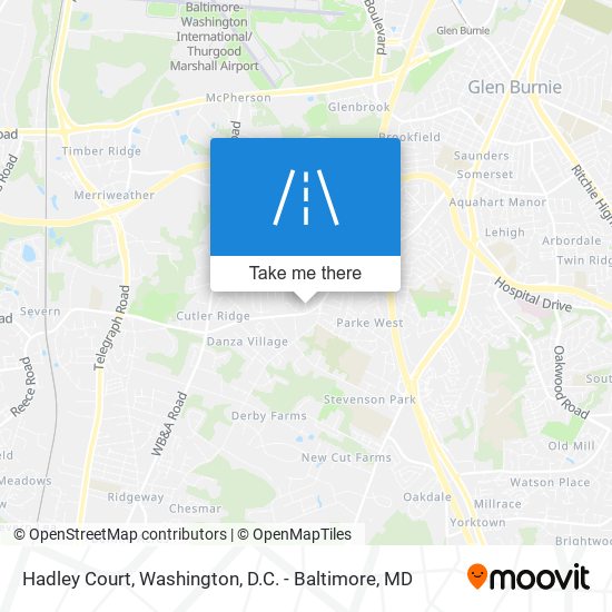 Hadley Court map