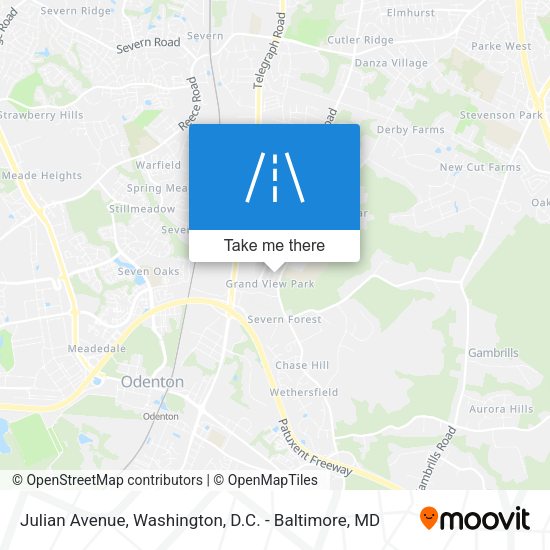 Julian Avenue map