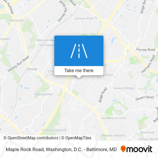 Maple Rock Road map