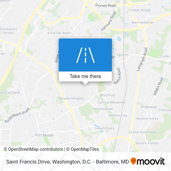 Mapa de Saint Francis Drive