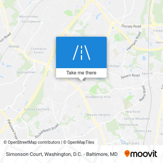 Simonson Court map
