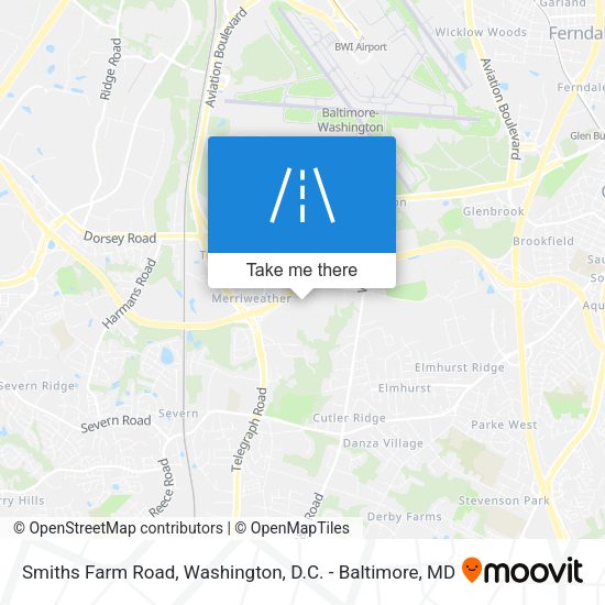 Mapa de Smiths Farm Road