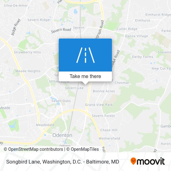 Songbird Lane map