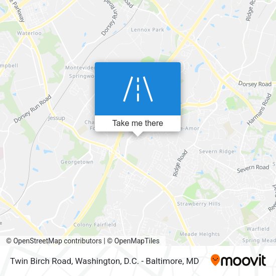 Mapa de Twin Birch Road