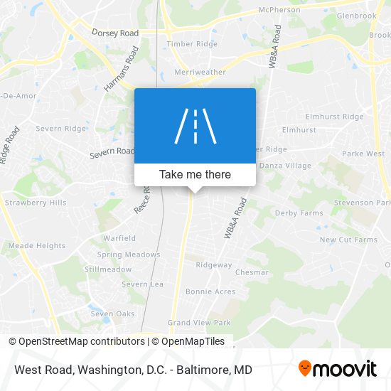 West Road map