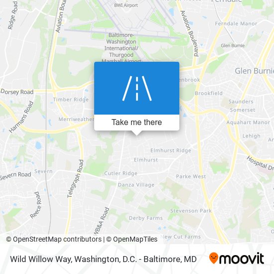 Wild Willow Way map