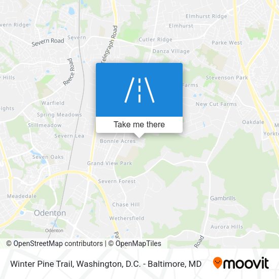Mapa de Winter Pine Trail