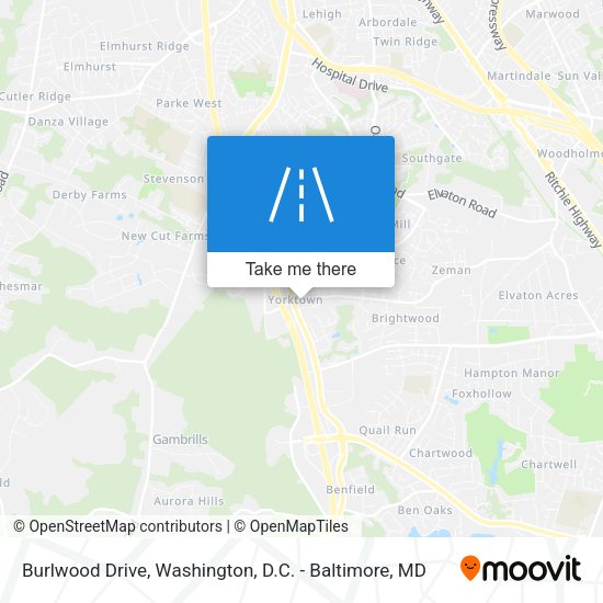 Burlwood Drive map