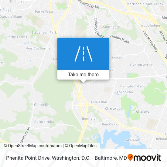 Mapa de Phenita Point Drive