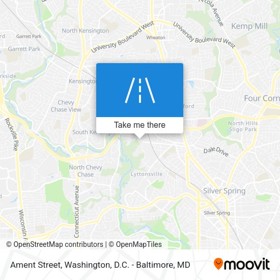 Ament Street map