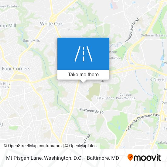 Mt Pisgah Lane map