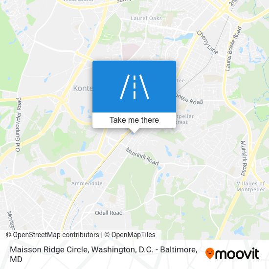 Maisson Ridge Circle map