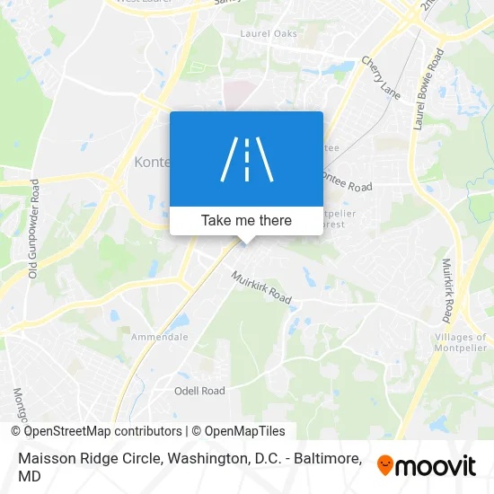 Maisson Ridge Circle map