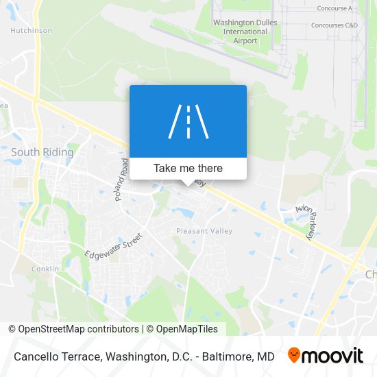Cancello Terrace map