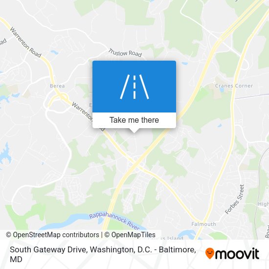 South Gateway Drive map