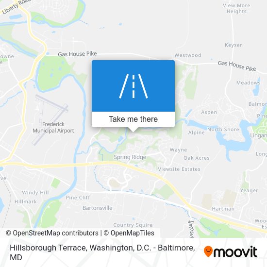 Hillsborough Terrace map